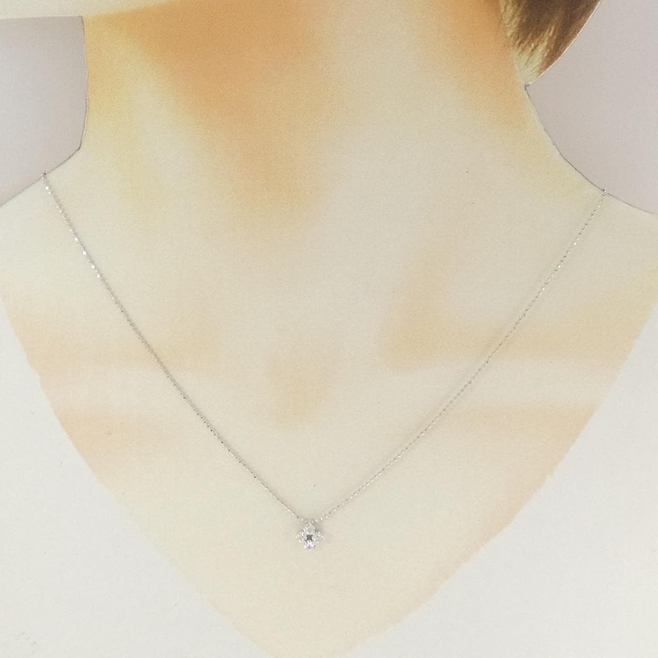 ヴァンドーム ダイヤモンド ネックレス 0.12CT