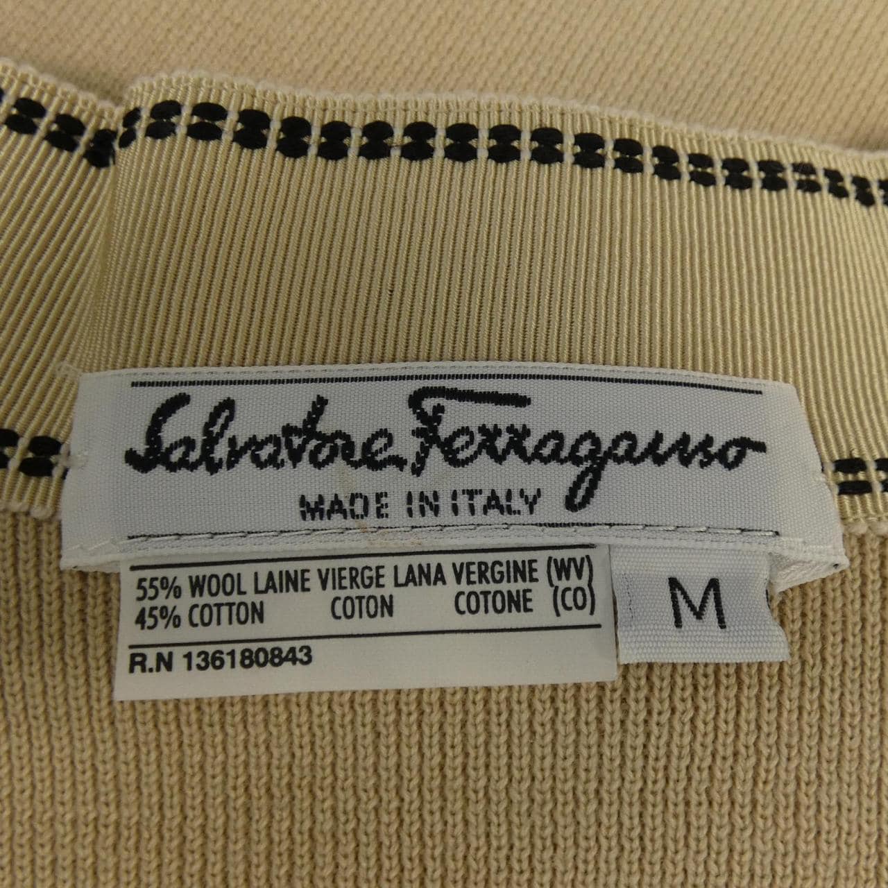 【vintage】SALVATORE FERRAGAMO SALVATORE FERRAGAMO 開襟衫