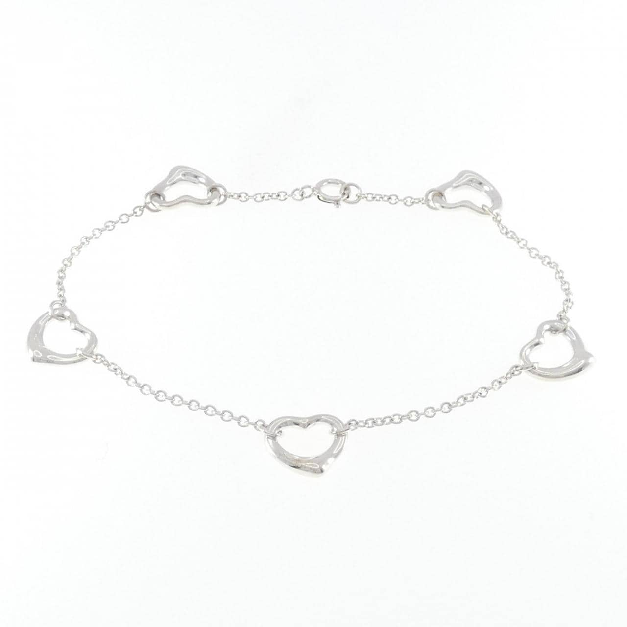 TIFFANY open heart 5P bracelet