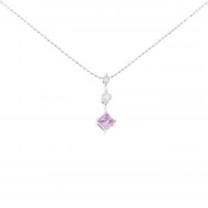 K18WG サファイヤ ネックレス 0.24CT