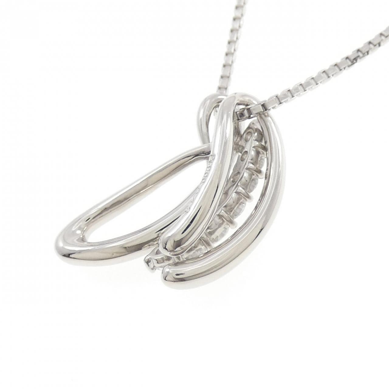 PT900/PT850 ダイヤモンド ネックレス 0.43CT