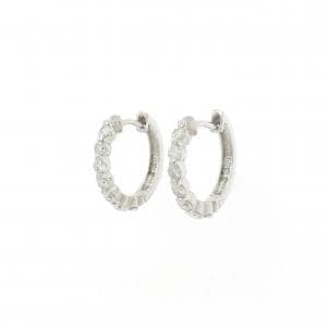 K18WG ダイヤモンド ピアス 0.50CT