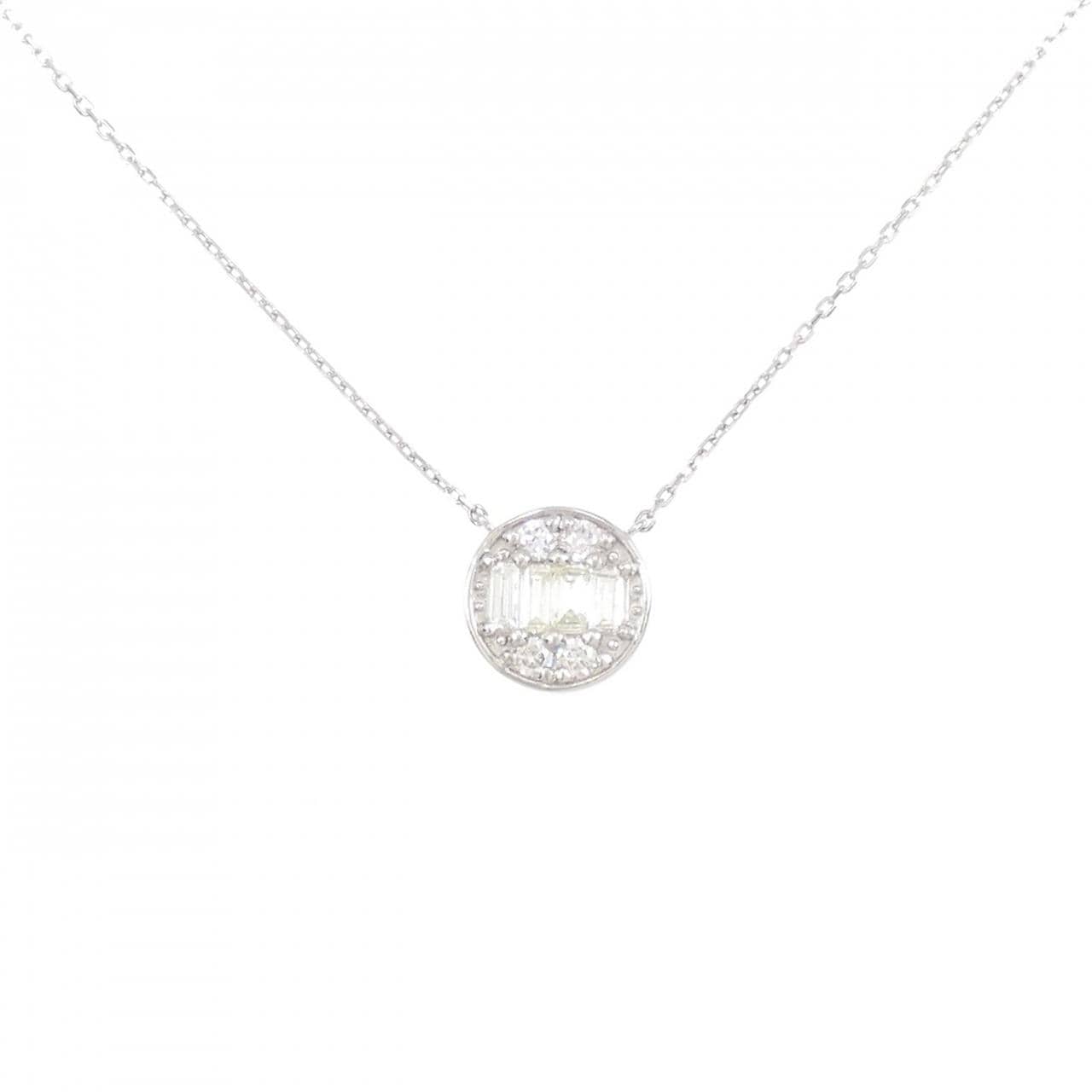 【新品】PT ダイヤモンド ネックレス 0.30CT