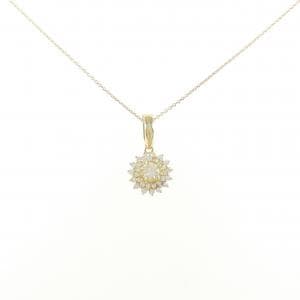 K18YG ダイヤモンド ネックレス 0.65CT