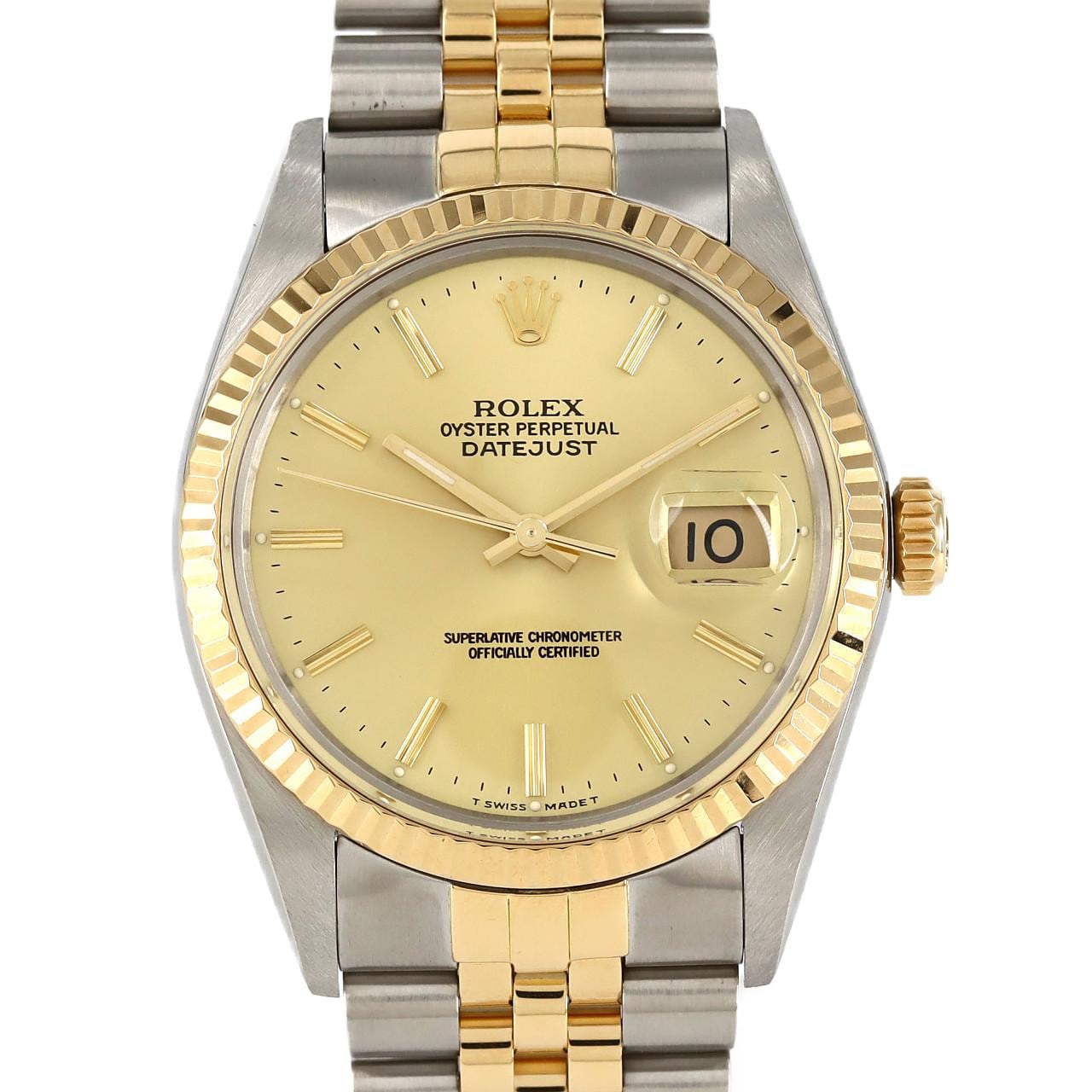 [vintage] ROLEX Datejust 16013 SSxYG自動上弦