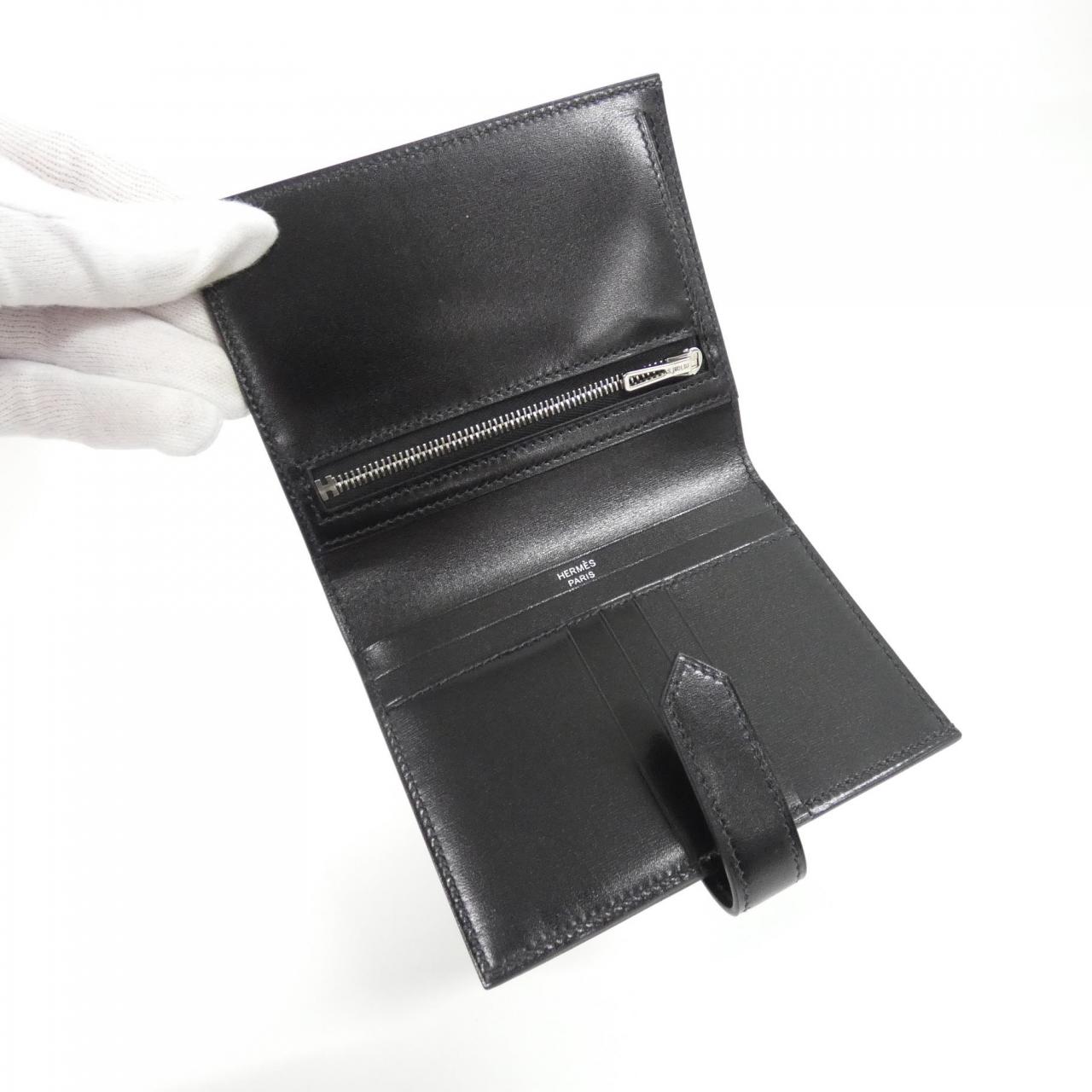 エルメス ベアン コンパクト モノクローム 083080CH 財布