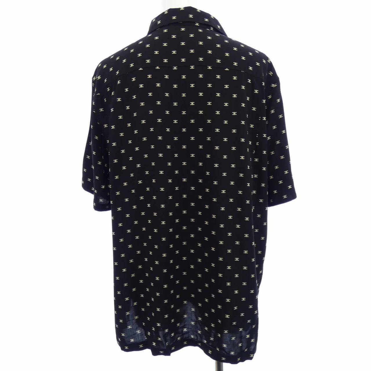 セリーヌ CELINE マイクロトリオンフプリント 2C946387Z S／Sシャツ