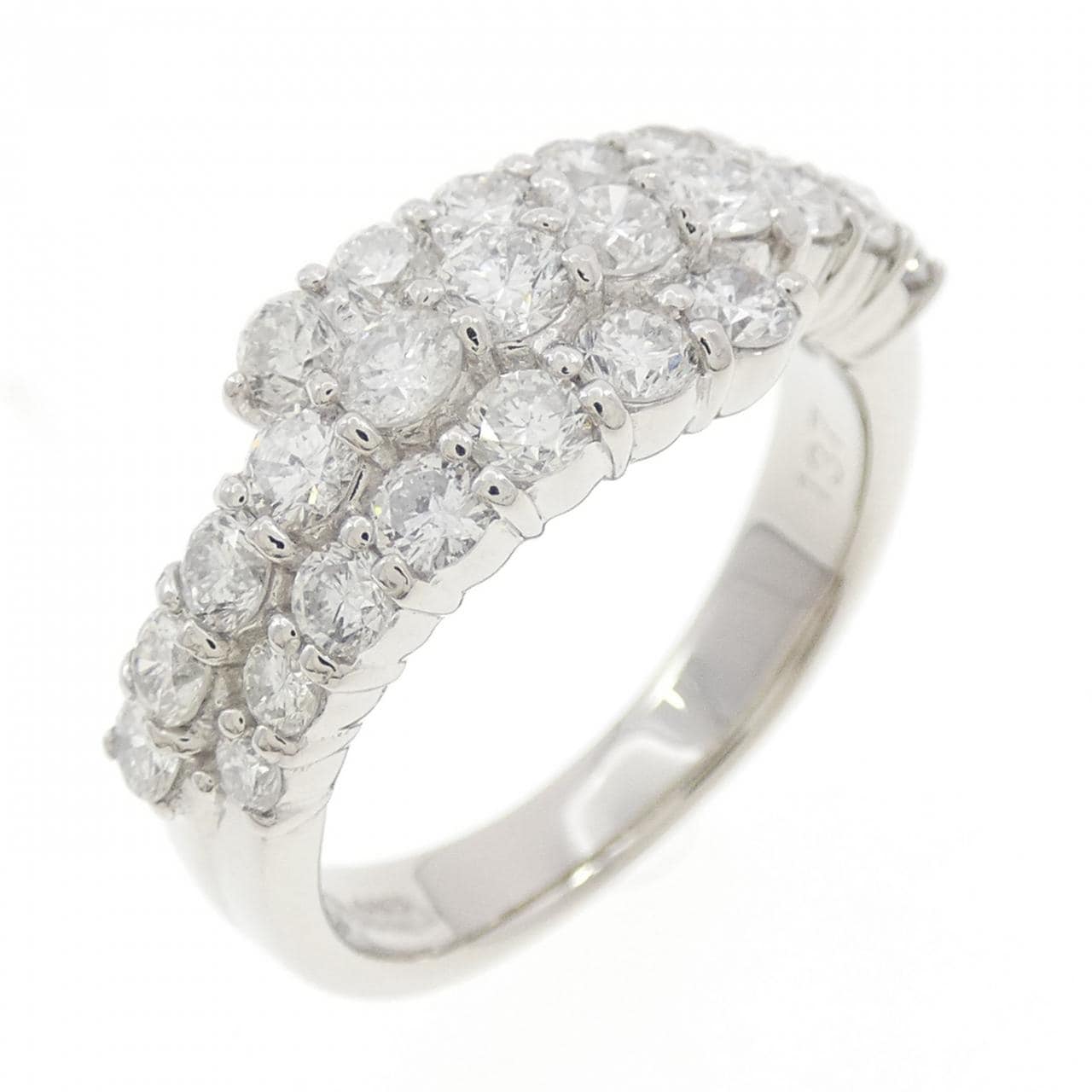 PT900钻石戒指 1.37克拉