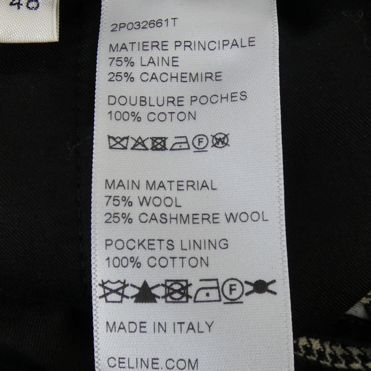 セリーヌ CELINE 2P032661T パンツ