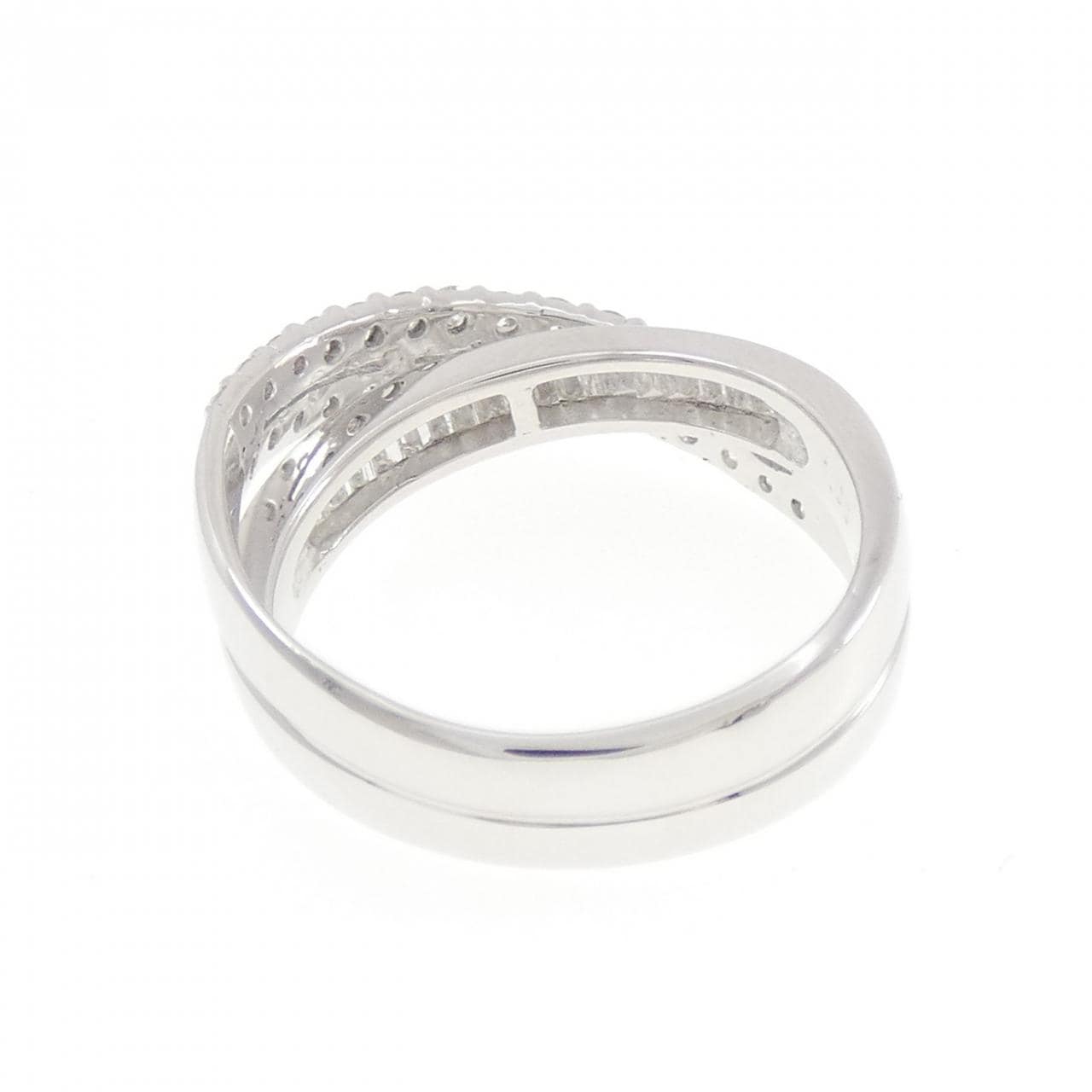 K18WG ダイヤモンド リング 1.00CT