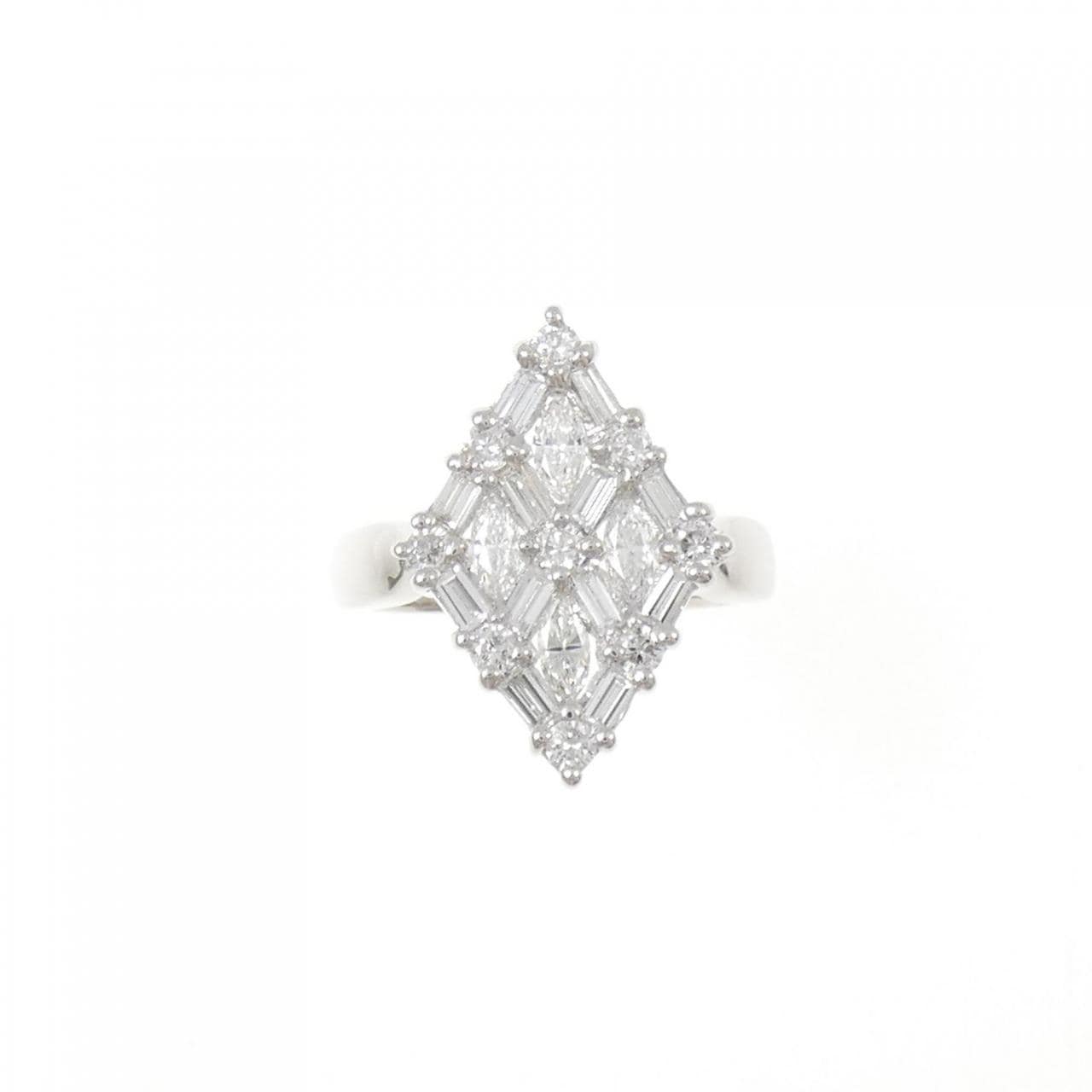 K18WG ダイヤモンド リング 0.95CT