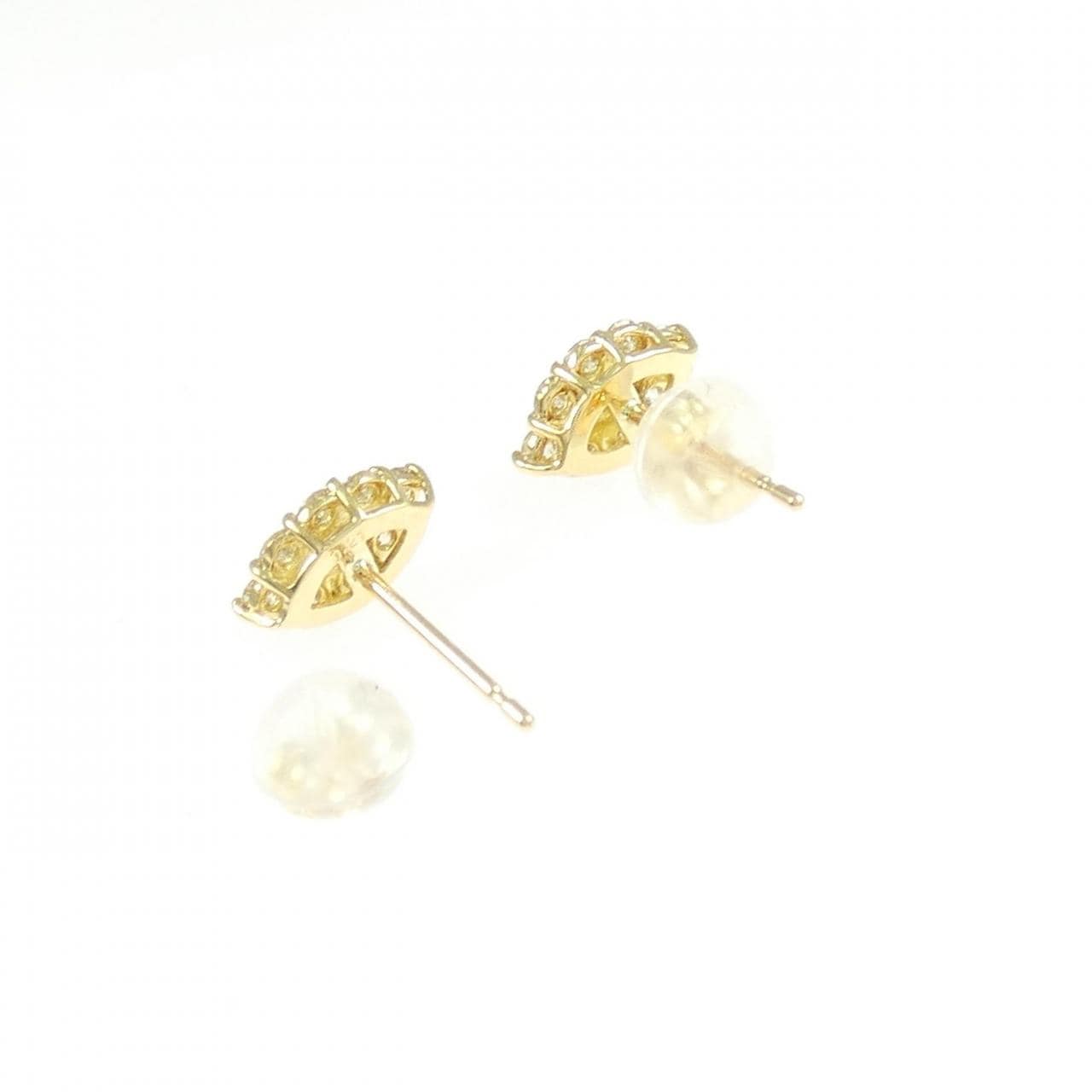 K18YG ダイヤモンド ピアス 0.42CT