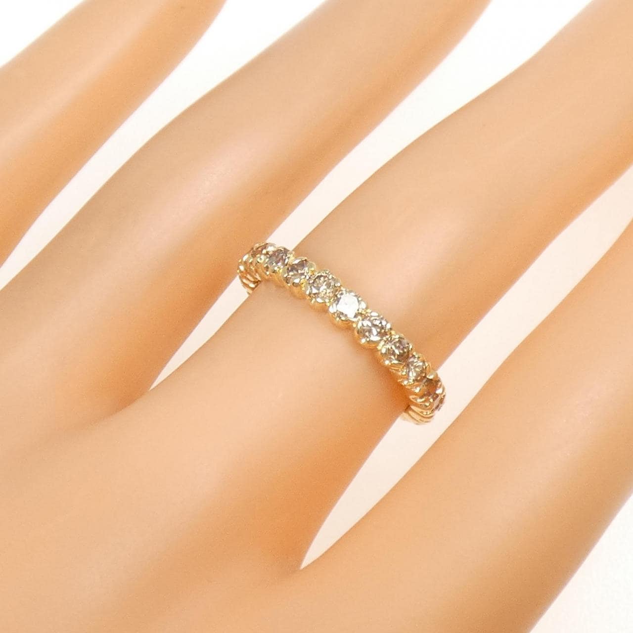 K18YG ダイヤモンド リング 1.0CT