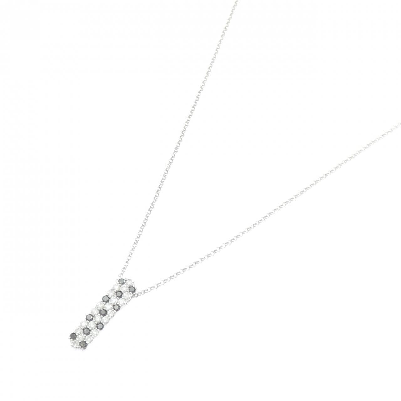 K18WG ダイヤモンド ネックレス 0.43CT