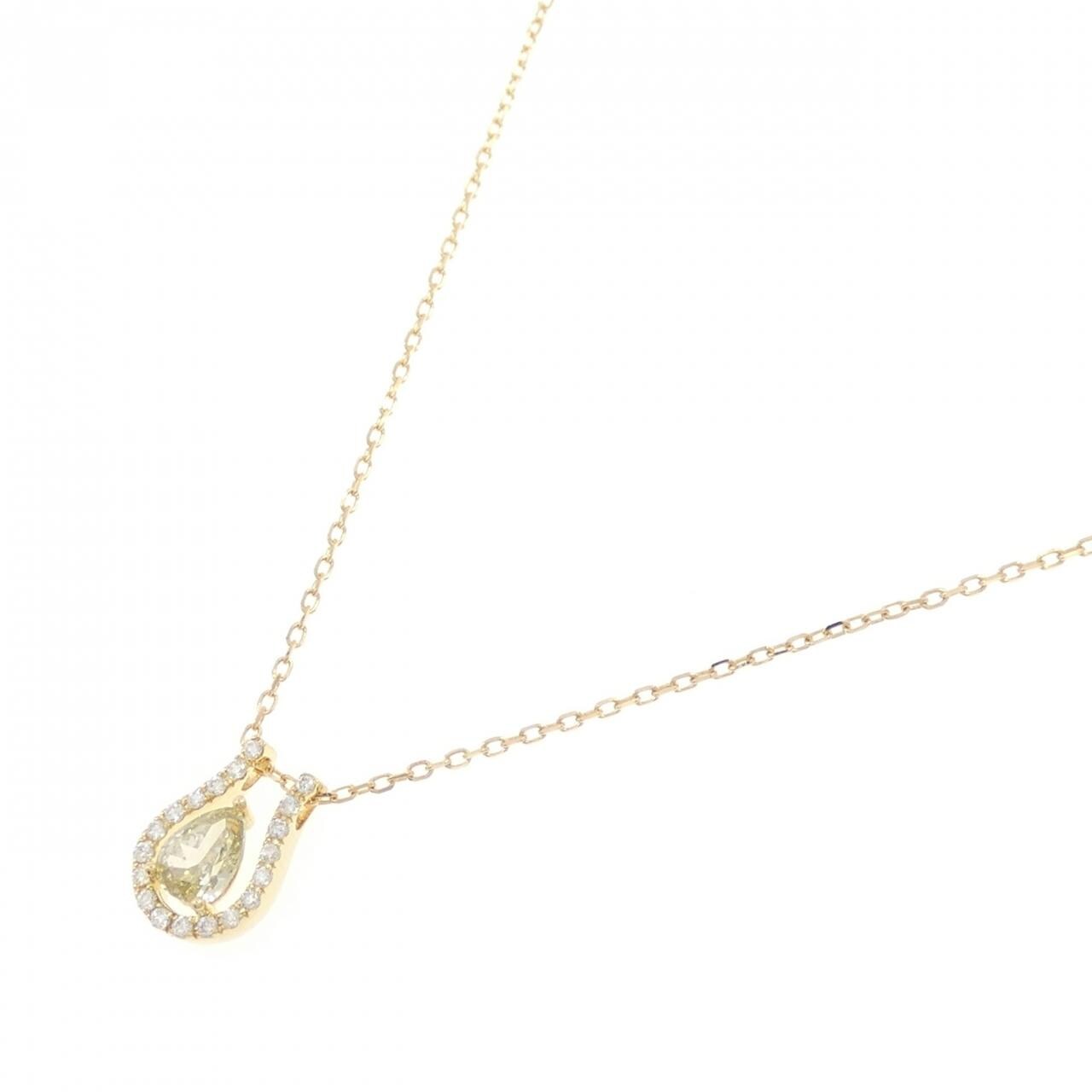 K18YG ダイヤモンド ネックレス 0.40CT