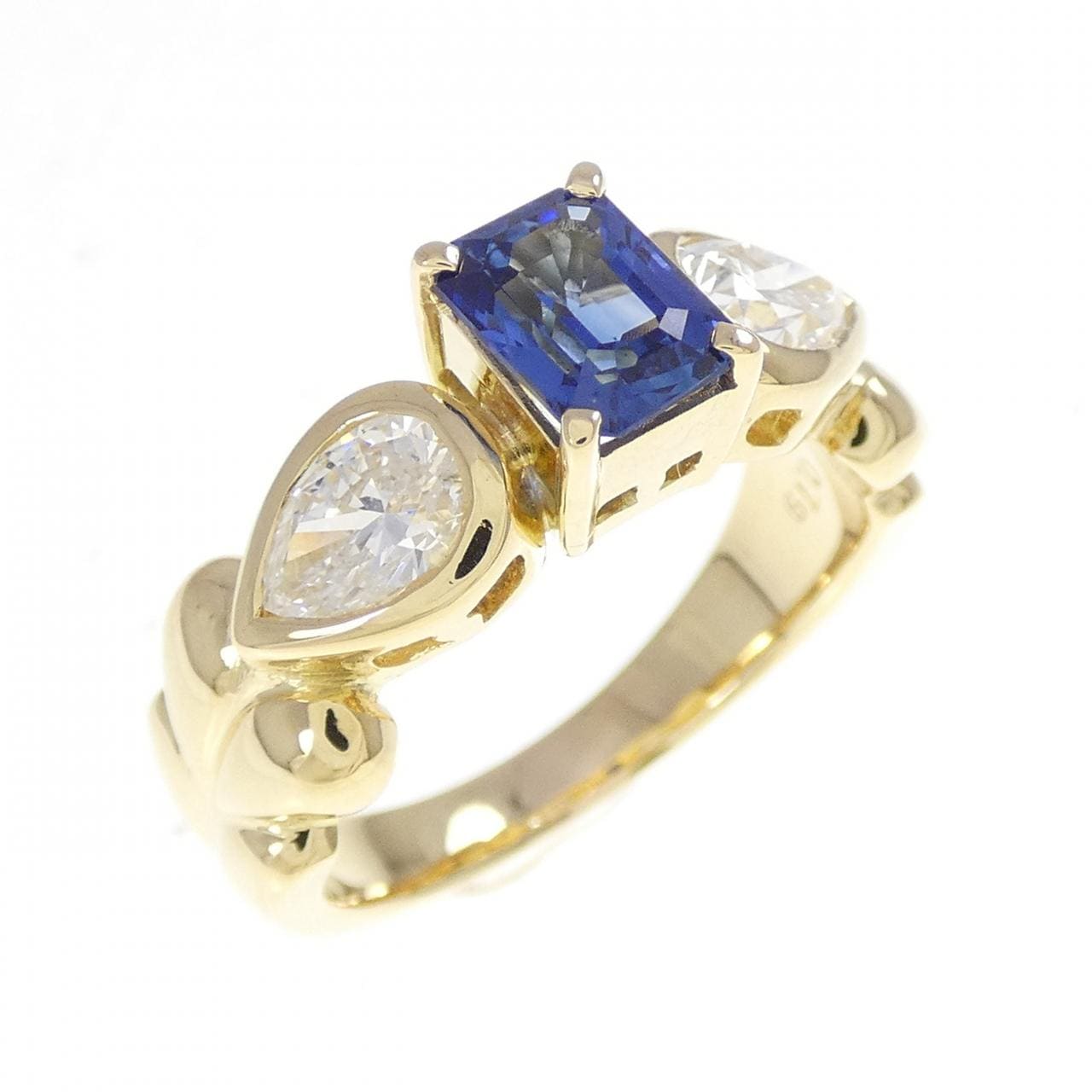 K18YG サファイヤ リング 1.02CT