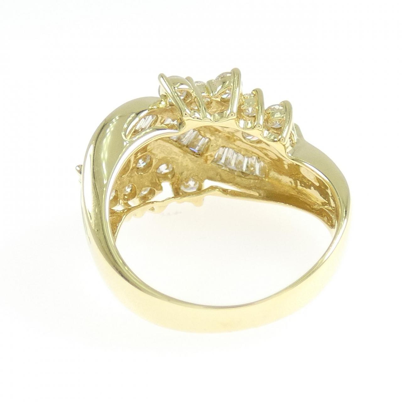 K18YG ダイヤモンド リング 1.50CT