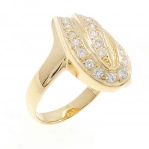 K18YG ダイヤモンド リング 0.59CT