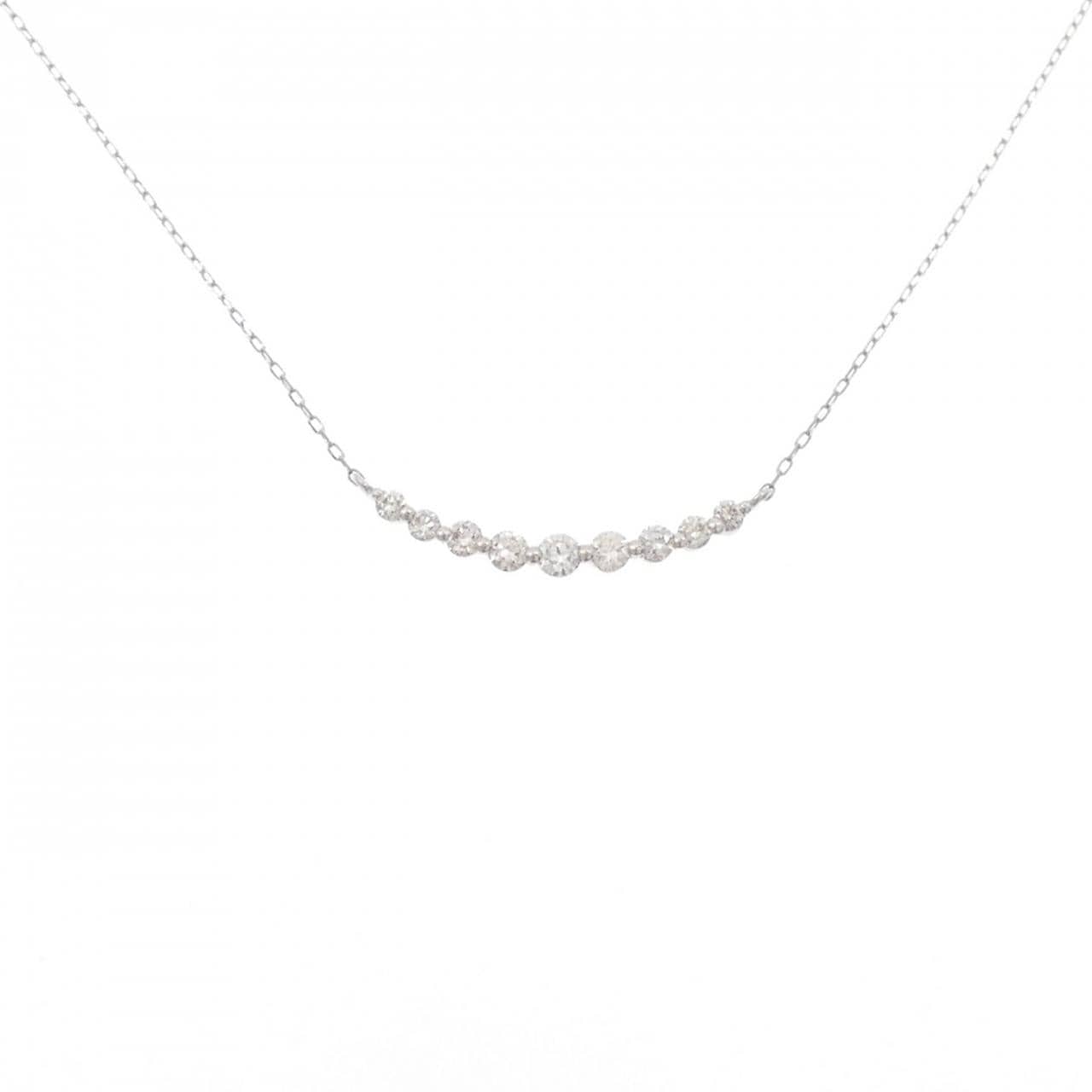【新品】PT900 ダイヤモンド ネックレス 0.20CT