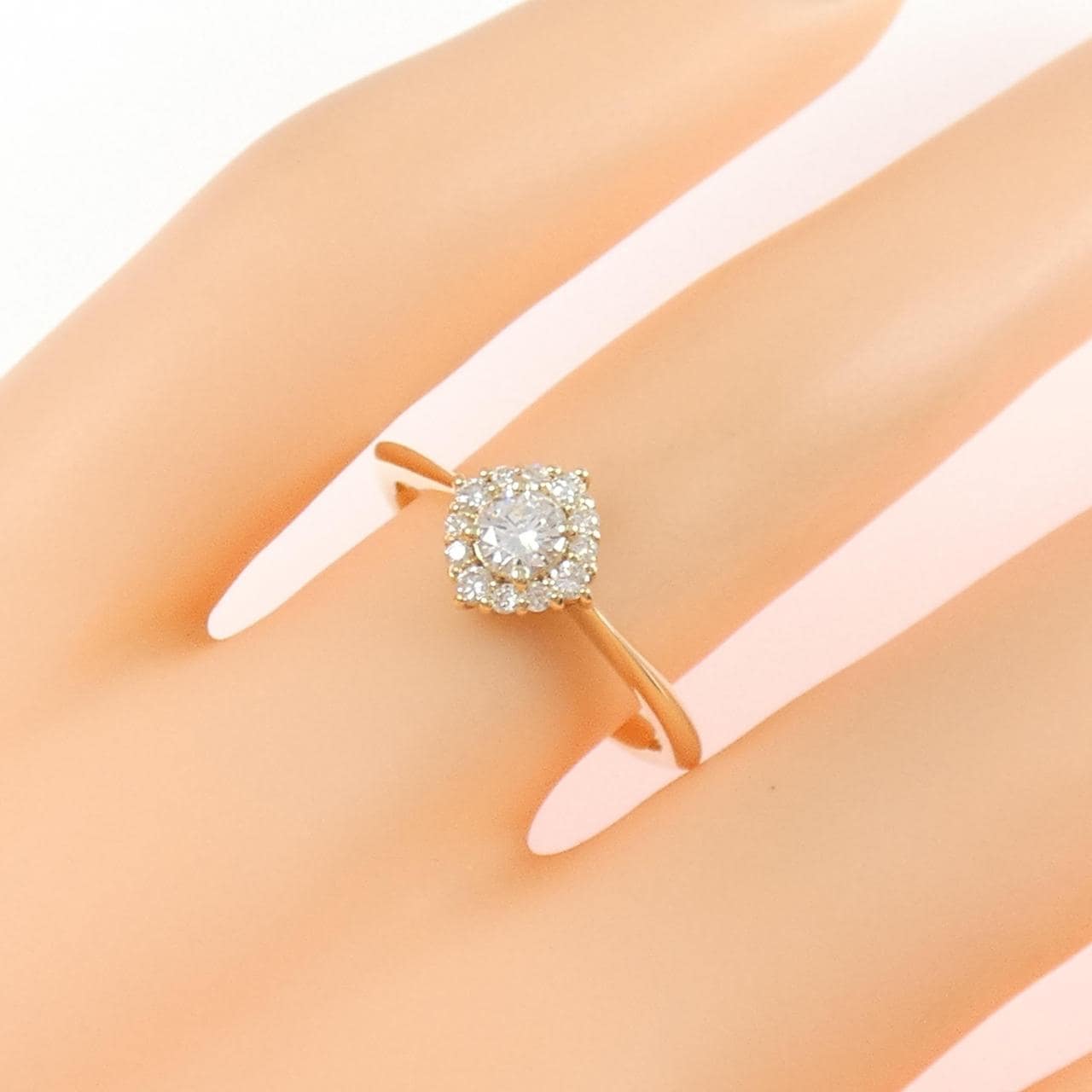 【リメイク】K10YG ダイヤモンド リング 0.30CT