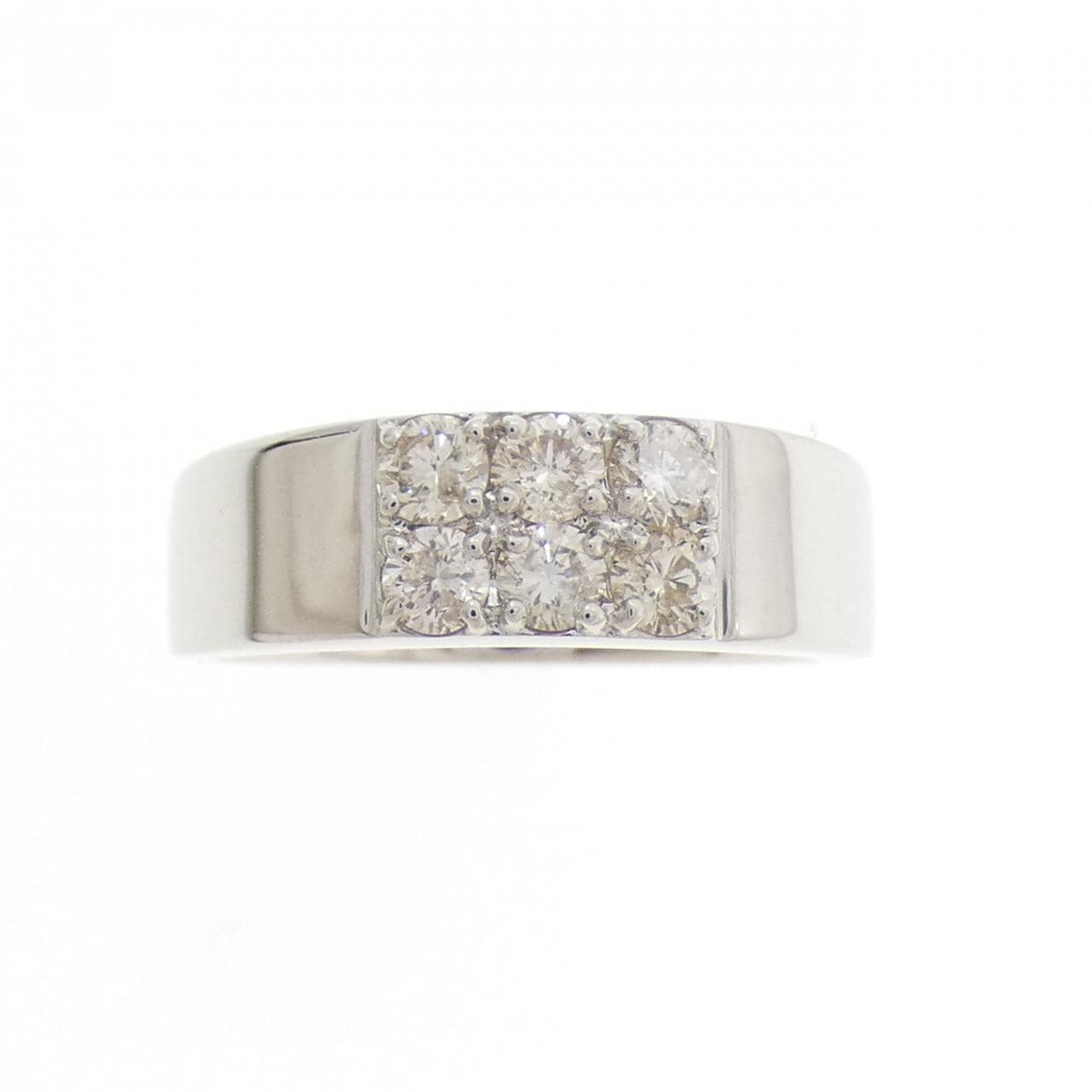 K18WG ダイヤモンド リング 0.51CT