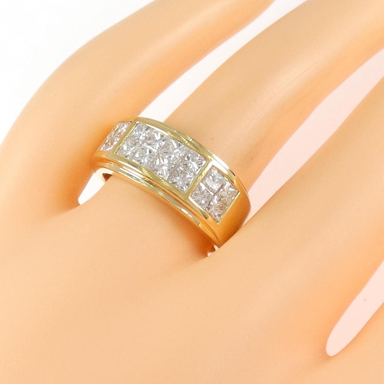 750YG ダイヤモンド リング