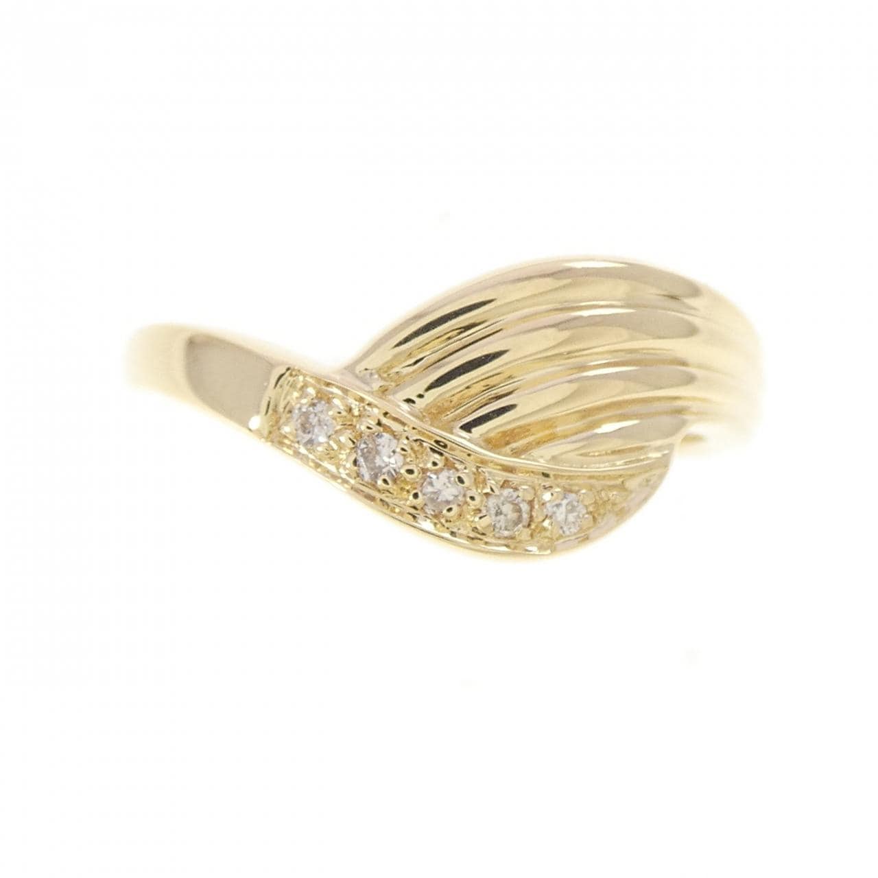 K18YG ダイヤモンド リング 0.05CT