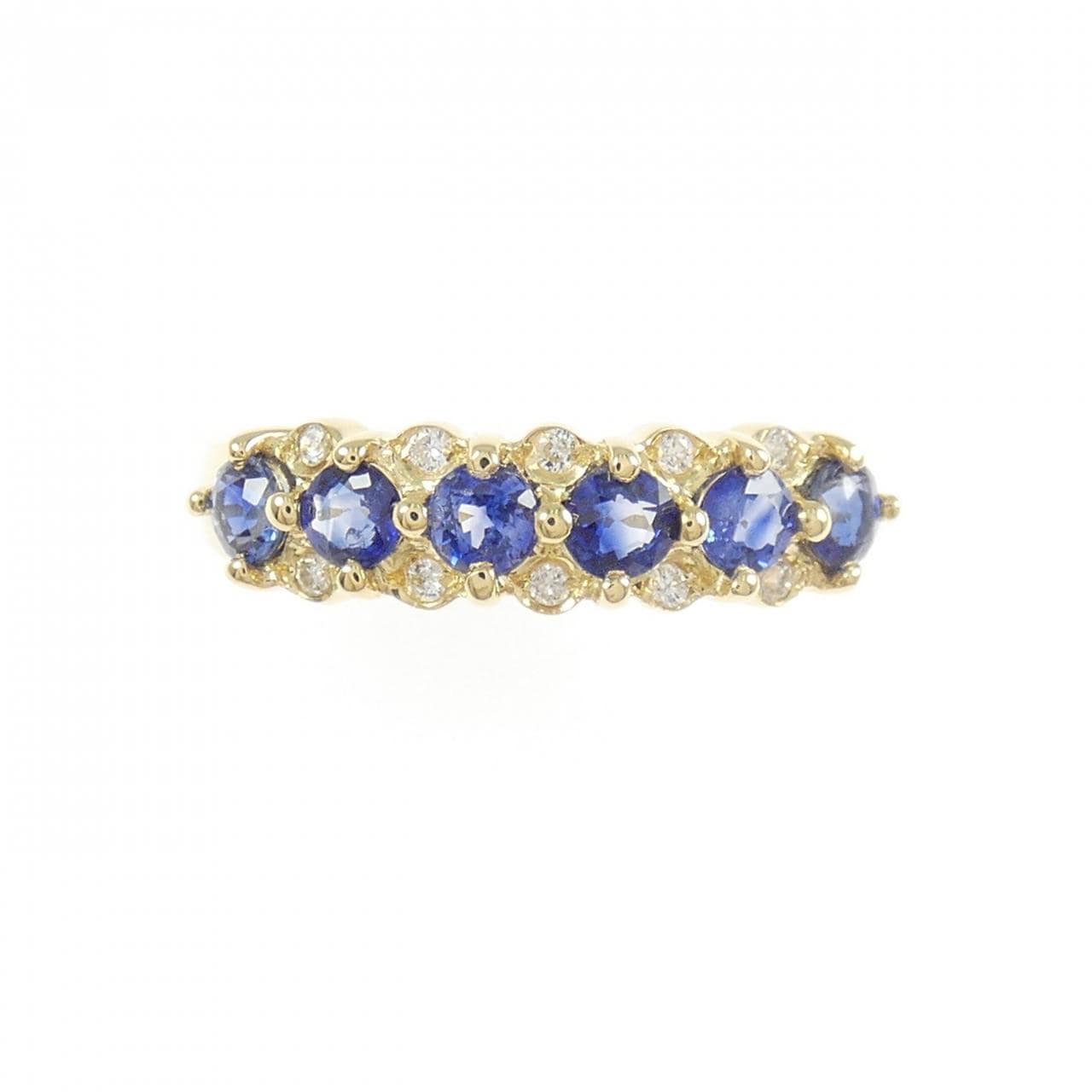 K18YG サファイヤ リング 0.64CT