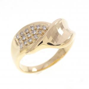 K18YG ダイヤモンド リング 0.14CT