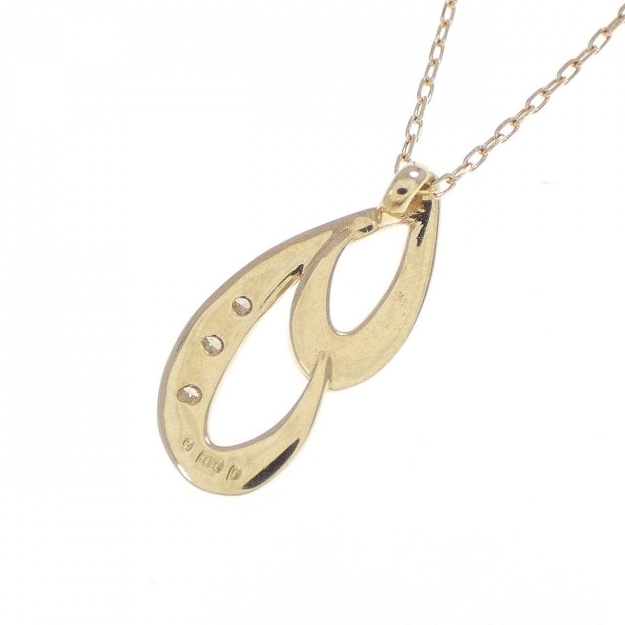 K10YG ダイヤモンド ネックレス