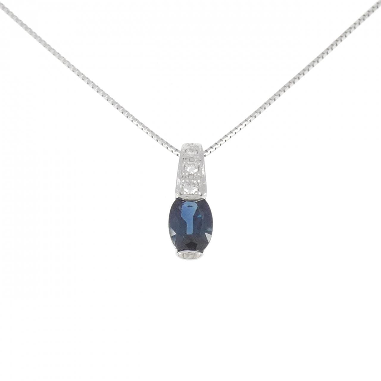 PT Sapphire Necklace 1.10CT