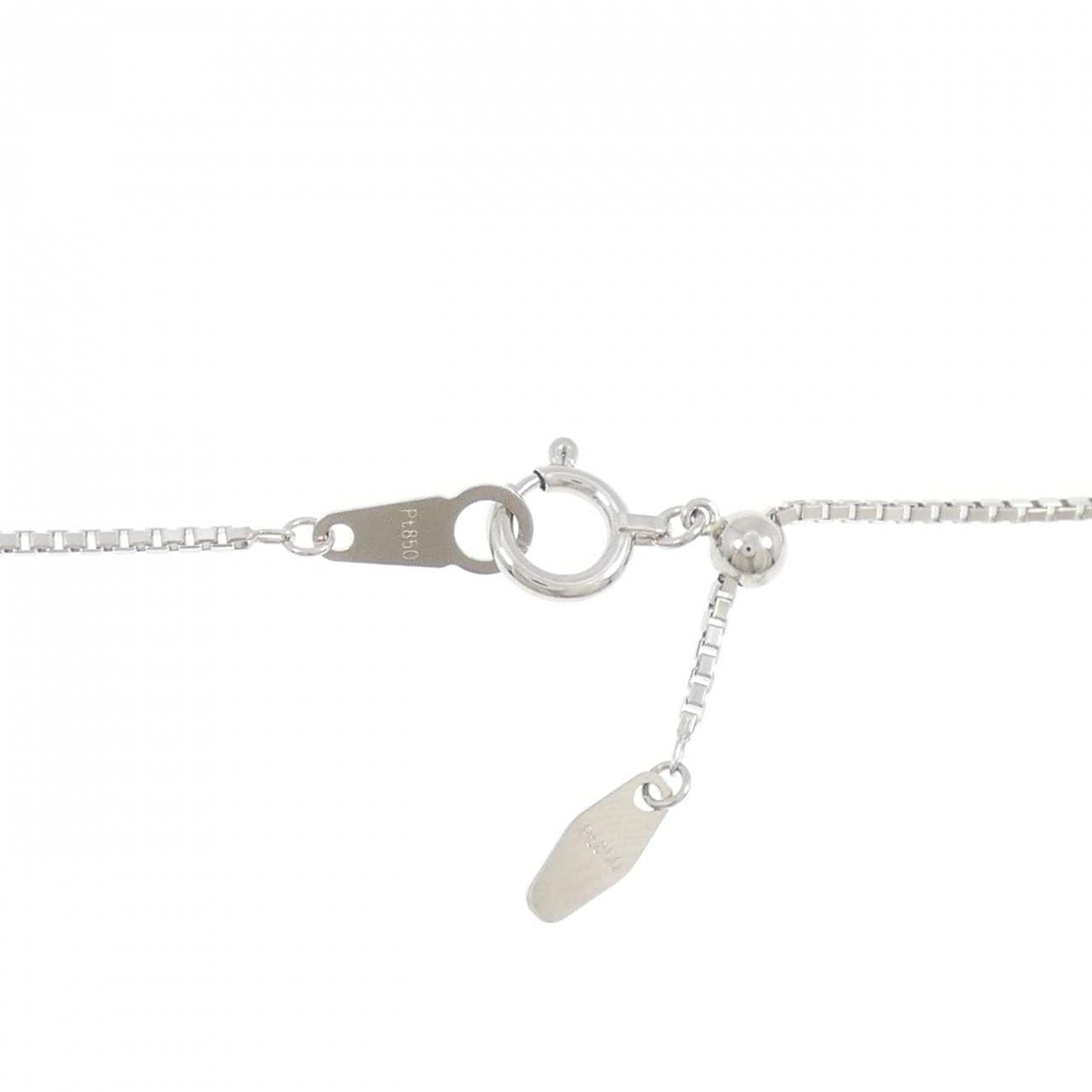 PT900/PT850 ルビー ネックレス 1.146CT ビルマ産