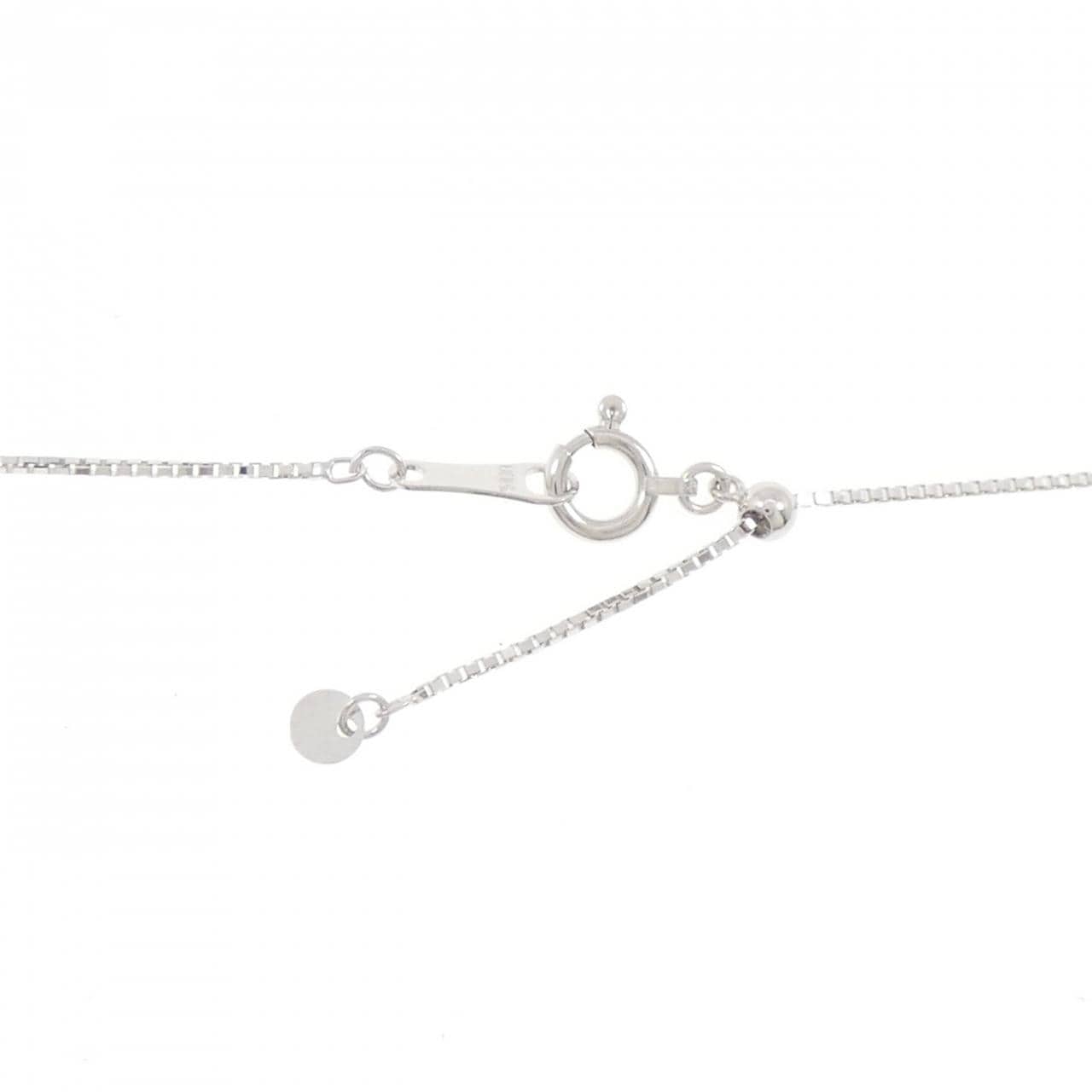 K18WG ダイヤモンド ネックレス 0.67CT
