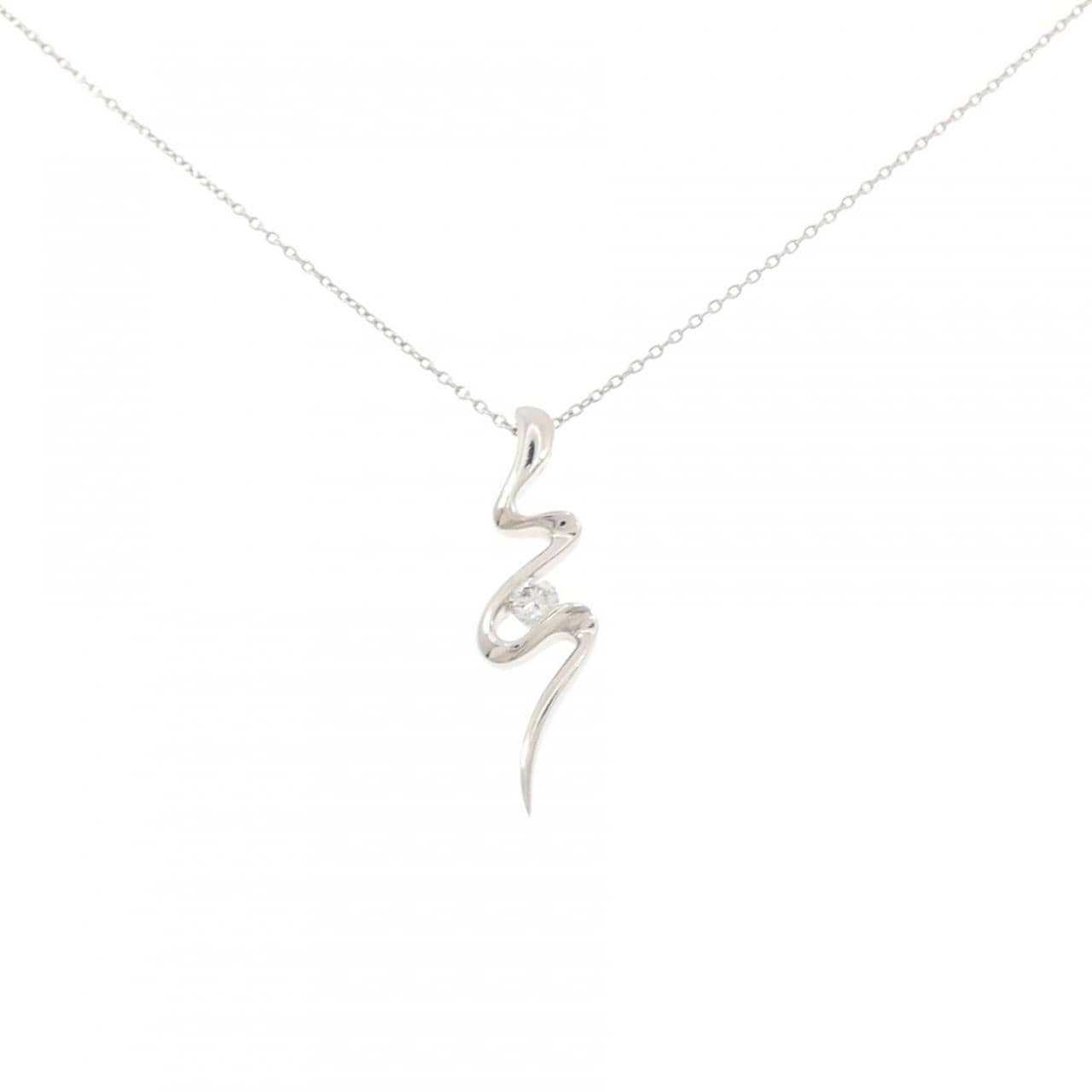 PT900/PT850 ダイヤモンド ネックレス 0.126CT
