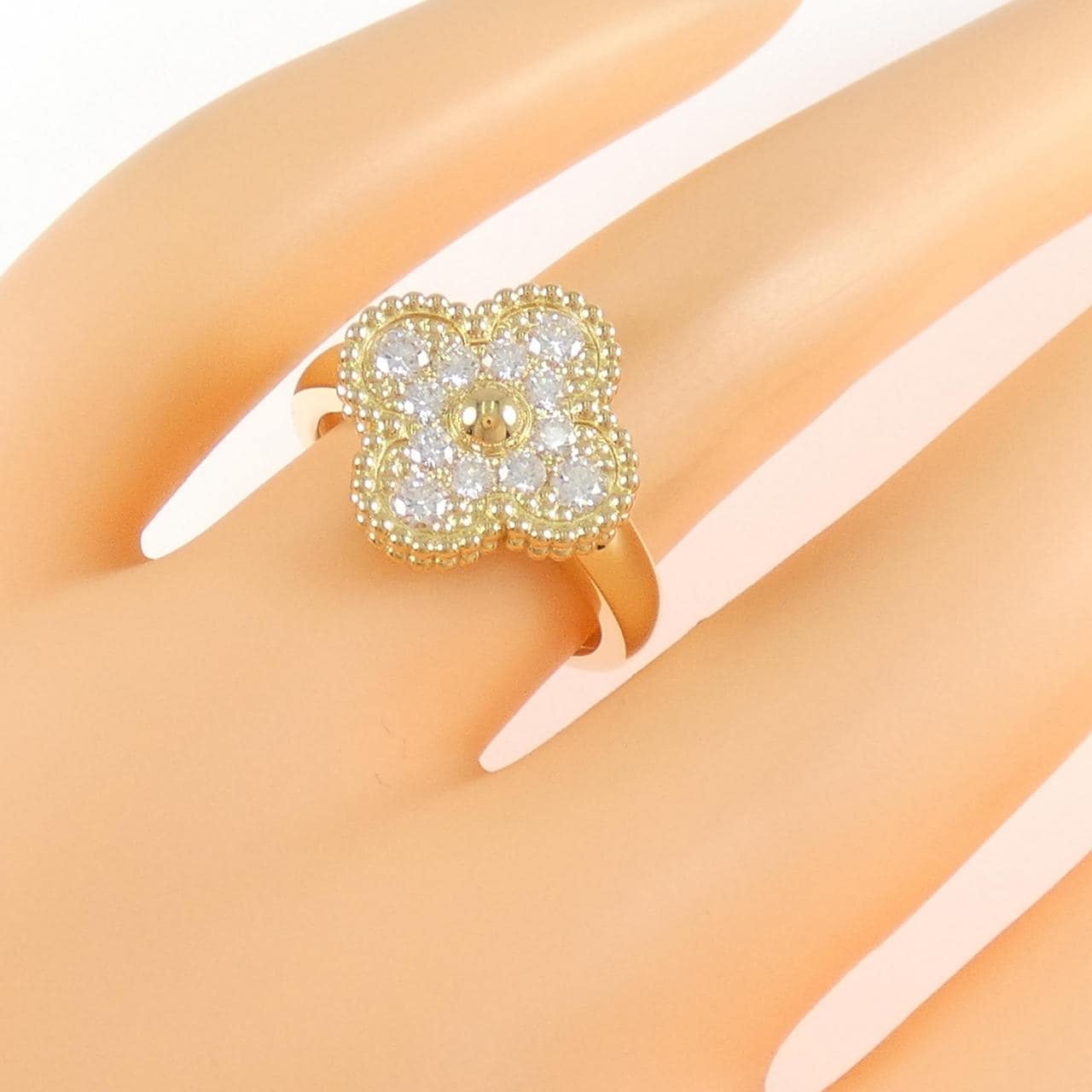 ヴァンクリーフ&アーペル ヴィンテージアルハンブラ リング