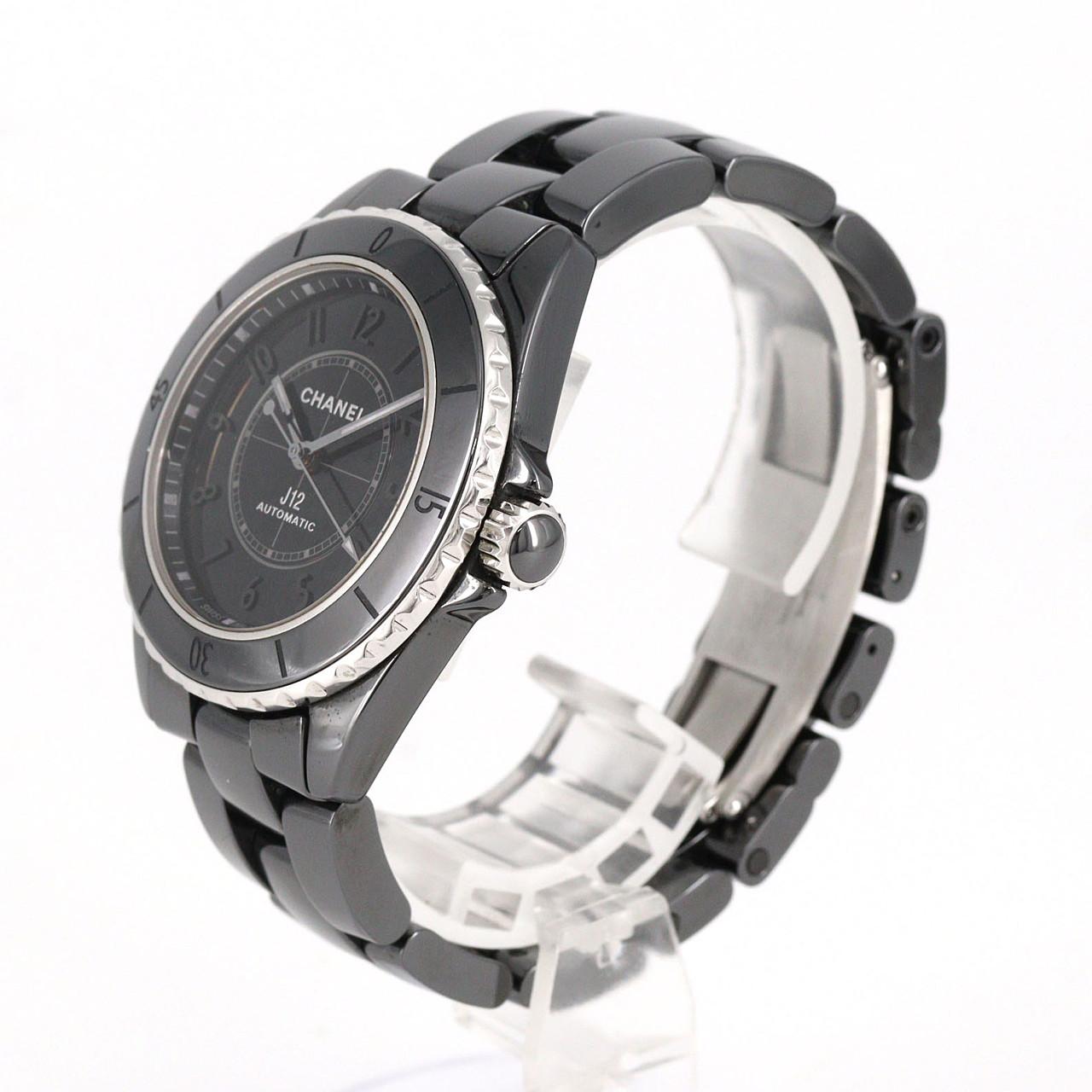 シャネル J12ファントムキャリバー12.1 38mmセラミック H6185 セラミック 自動巻