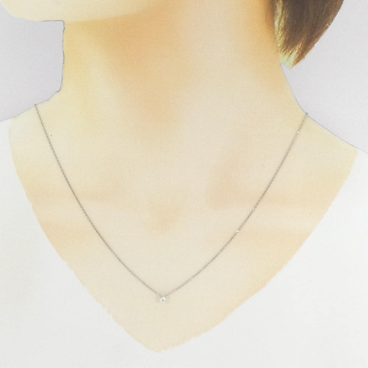 4゜C ダイヤモンド ネックレス 0.081CT