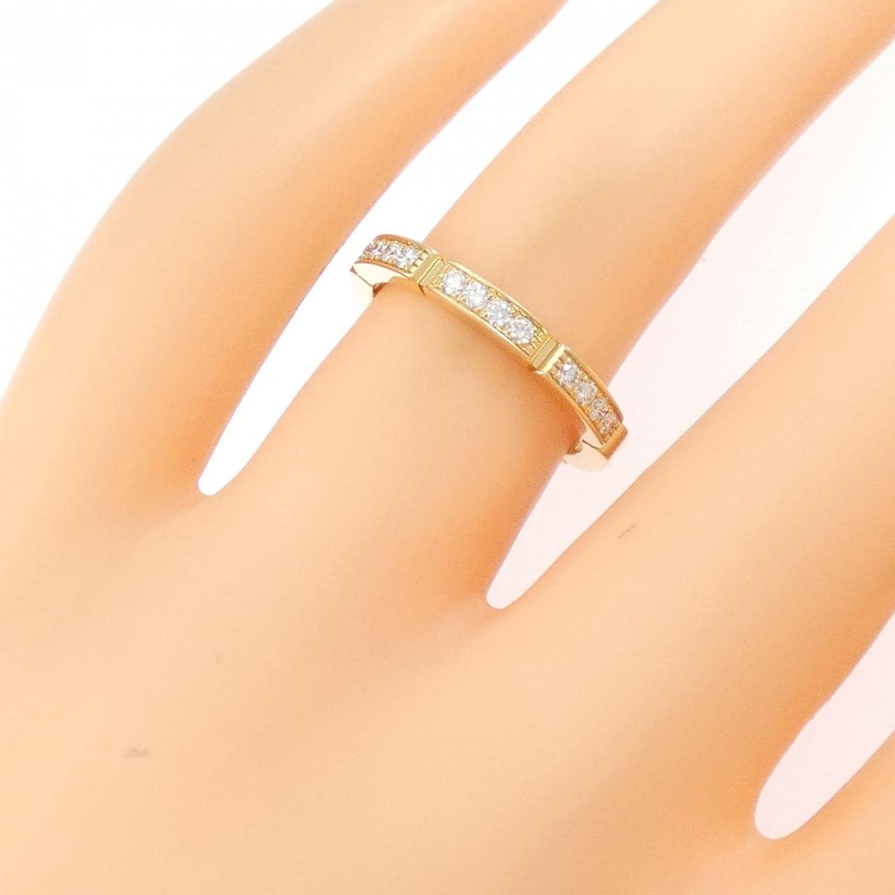 カルティエ マイヨンパンテール ハーフダイヤ リング