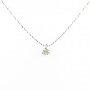 K18WG ダイヤモンド ネックレス 0.15CT