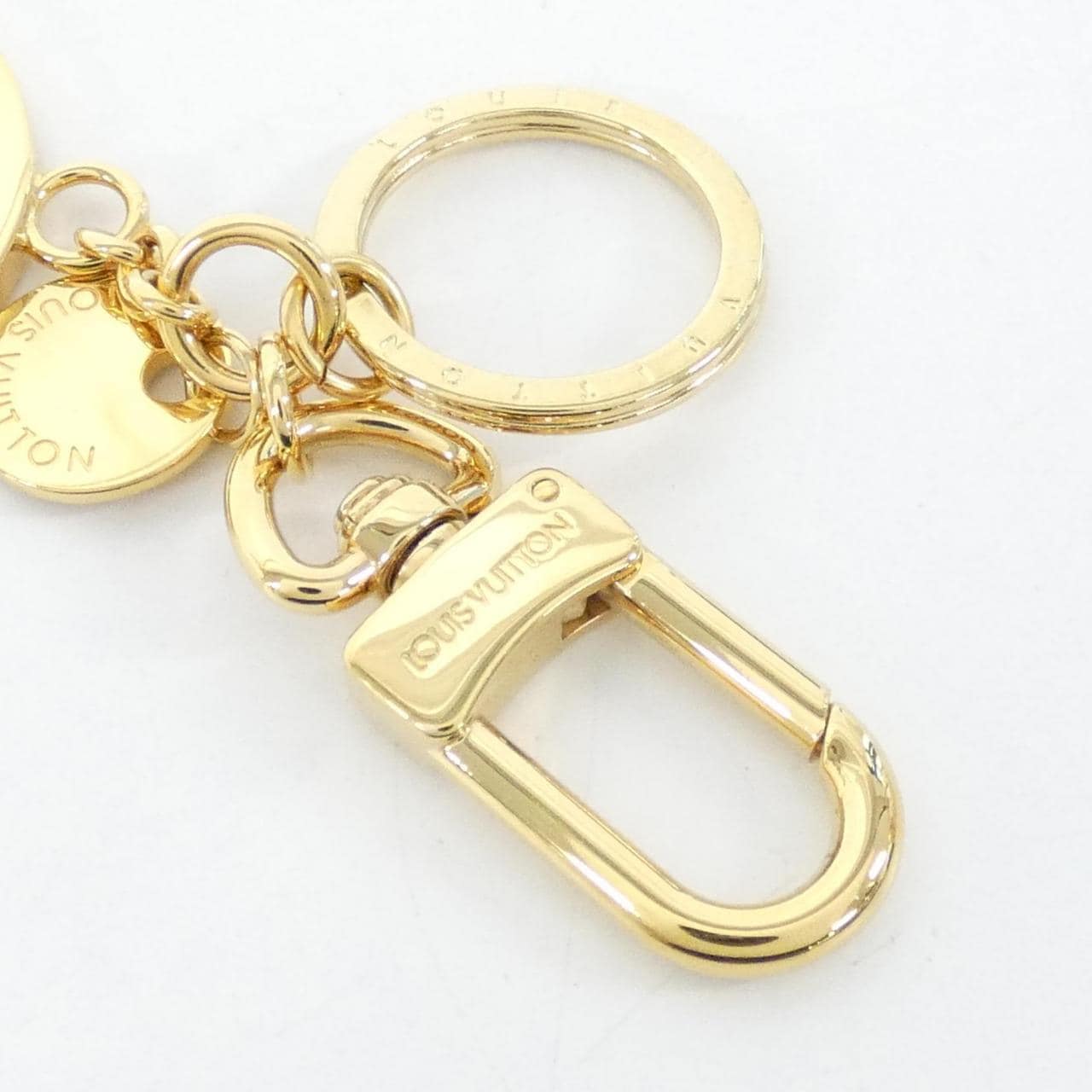 ルイヴィトン バッグチャーム LVサークル M68000 キーリング