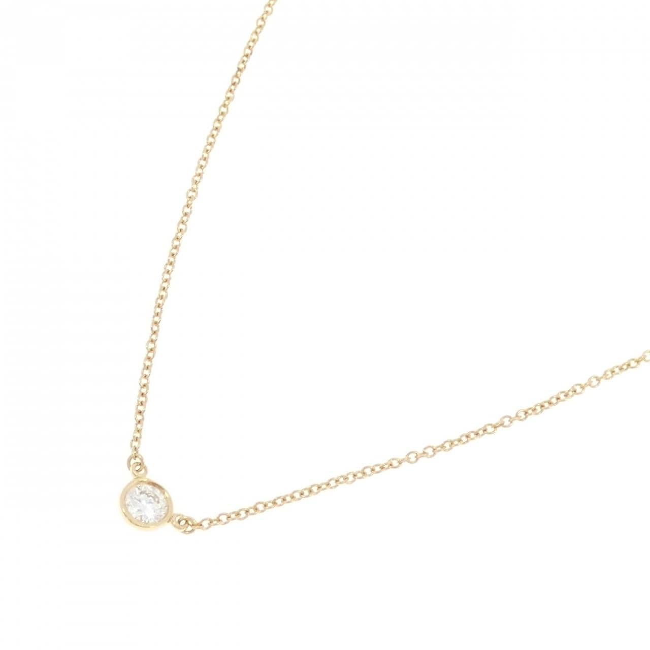 ティファニー バイザヤード ネックレス 0.18CT F VVS2 EXT