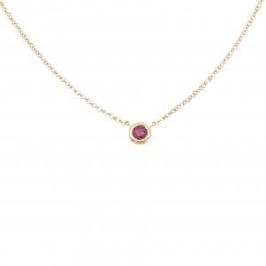 ヴァンドーム ルビー ネックレス 0.34CT