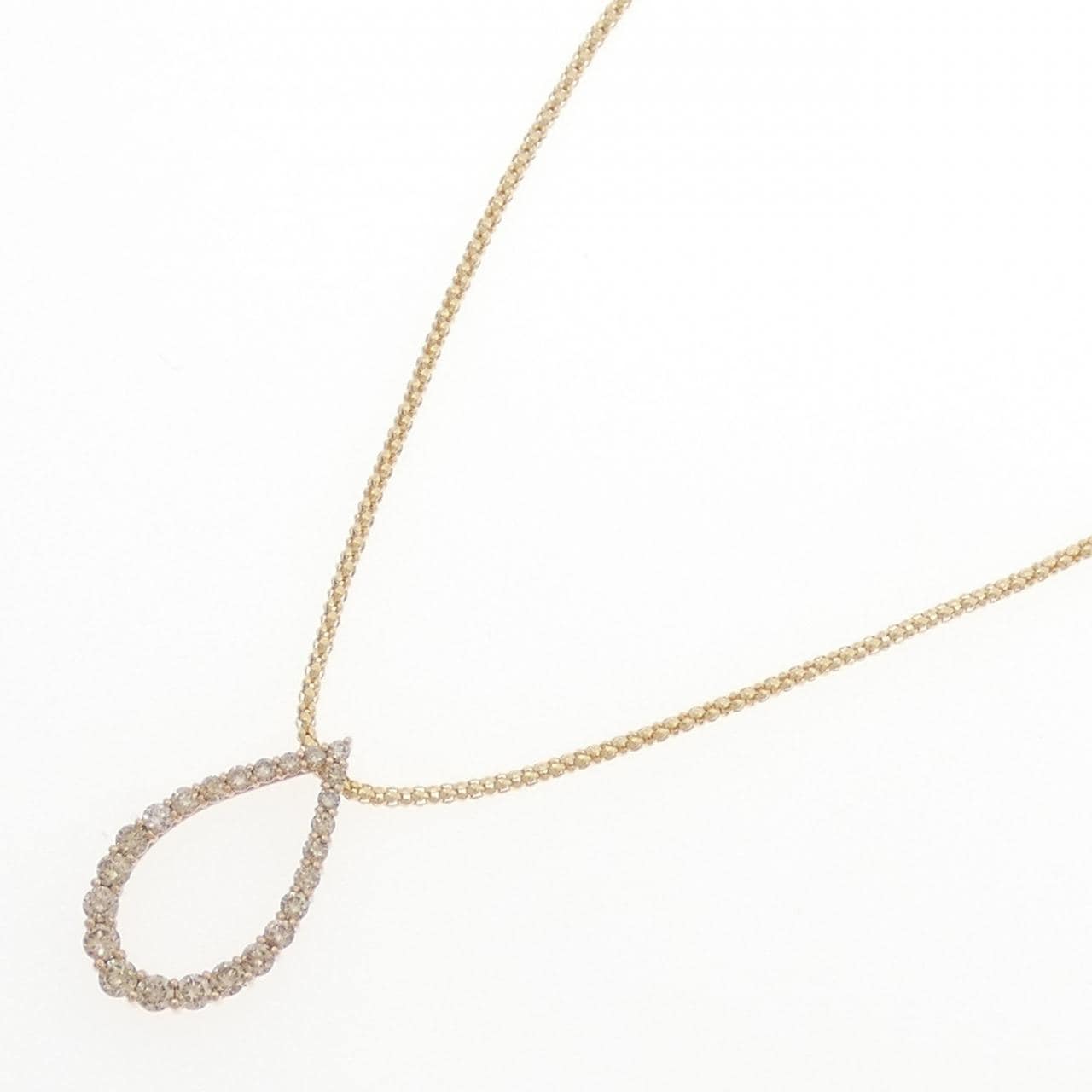 K18PG/K18YG ダイヤモンド ネックレス 0.70CT