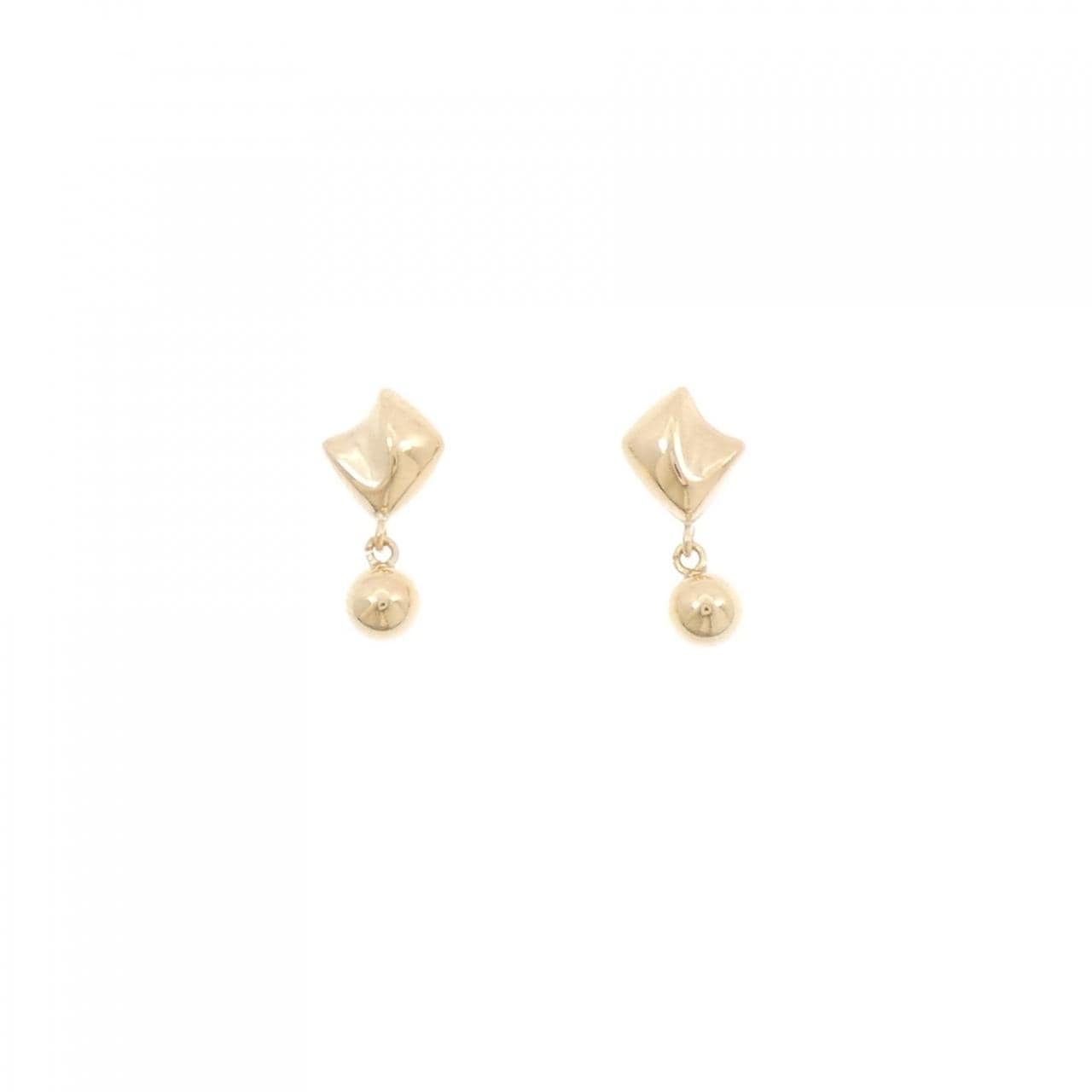 K18YG earrings