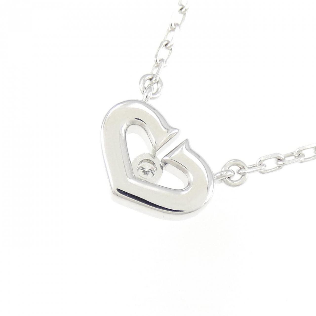 Cartier C heart necklace