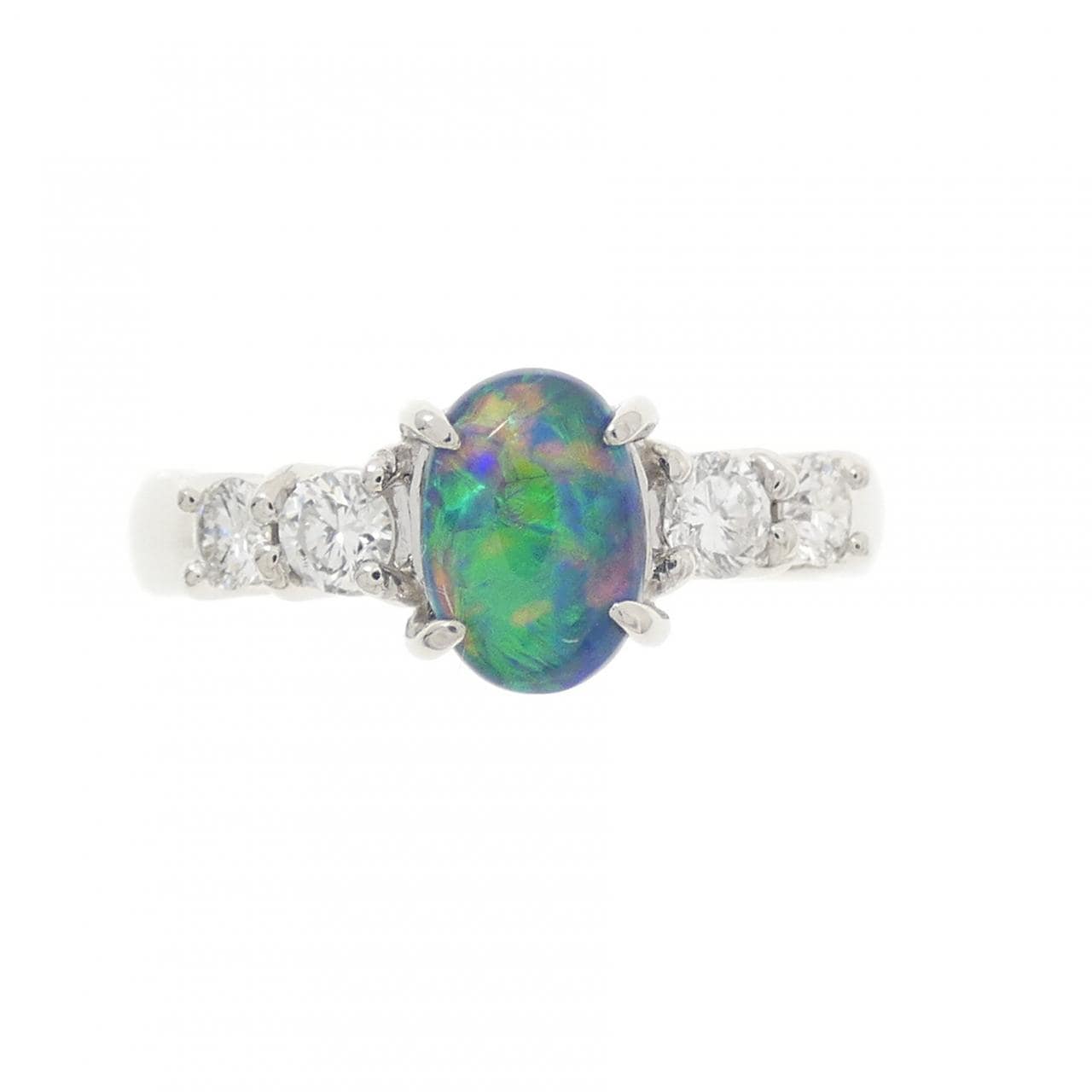 PT900 ブラックオパール リング 0.66CT