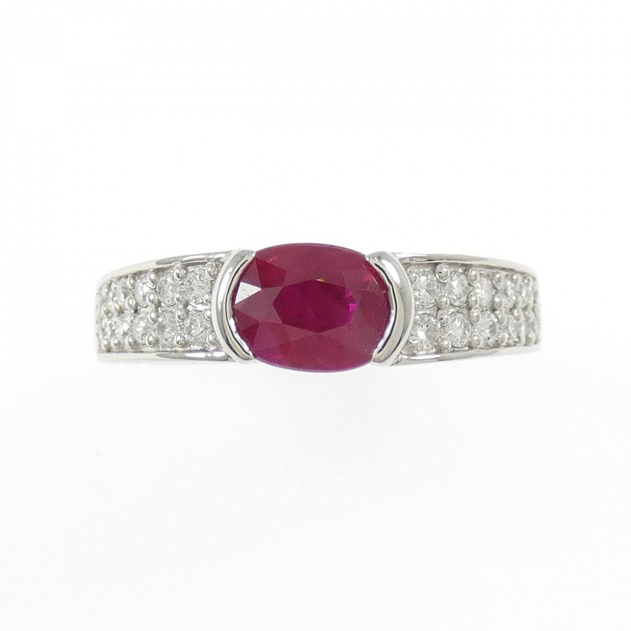 PT900 ルビー リング 1.11CT