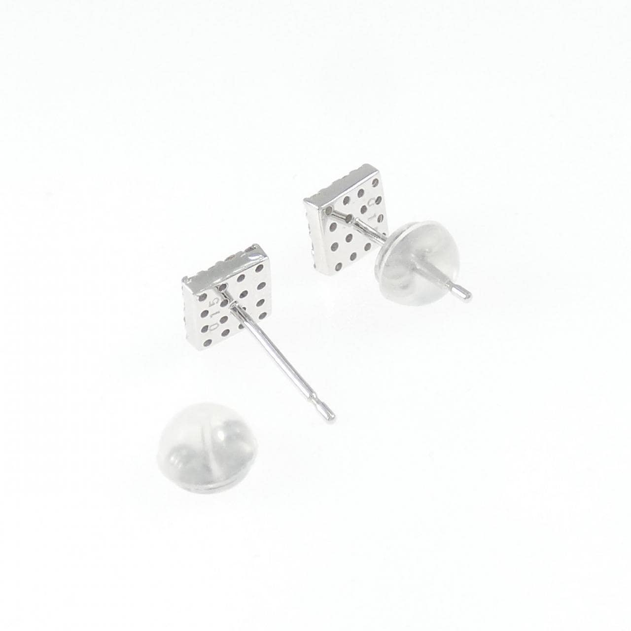 K18WG ダイヤモンド ピアス 0.30CT