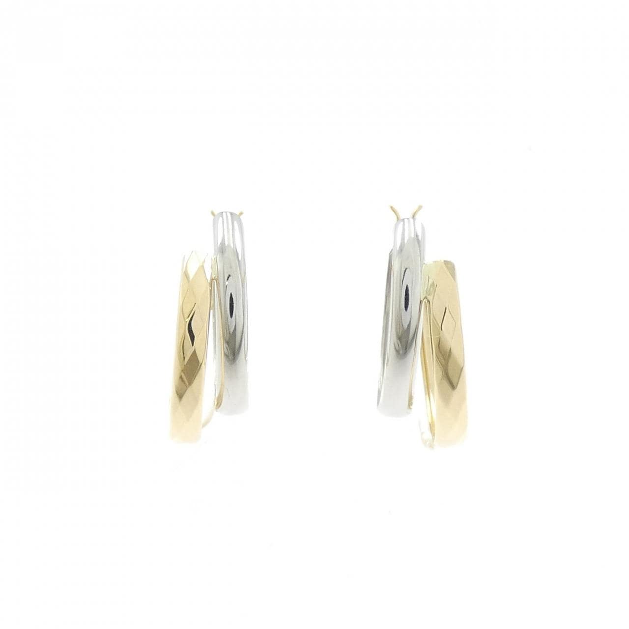 K18YG/PT900 ピアス