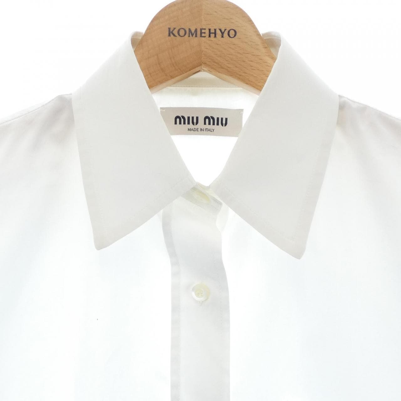 ミュウミュウ MIU MIU MIU MIU ロゴ MK1727 S231 10RG シャツ